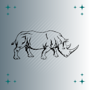 Nashorn #2 | Plotterdatei | SVG & PNG