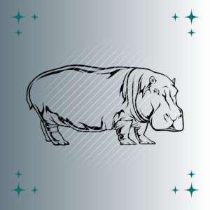 Nilpferd #2 | Plotterdatei | SVG & PNG