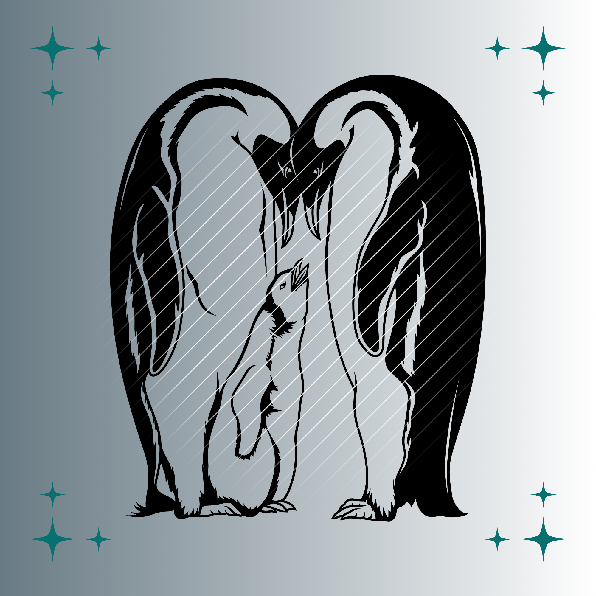 Pinguine #2 Plotterdatei SVG PNG www.famafami.de Pinguine #2 | Plotterdatei | SVG & PNG