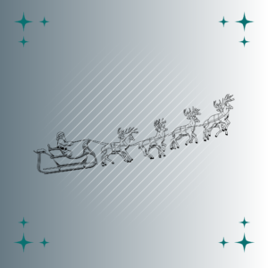 Rentiere & Weihnachtsmann | Plotterdatei | SVG & PNG