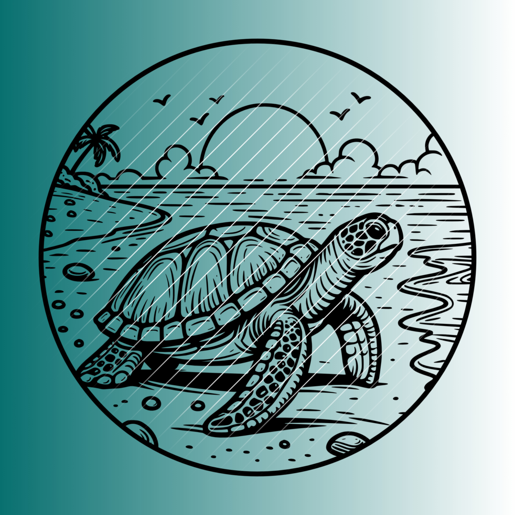 Schildkröte #3 | Plotterdatei | SVG & PNG