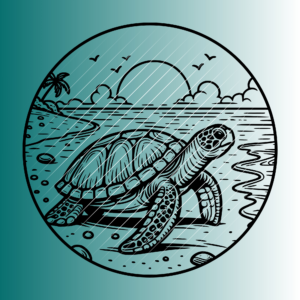 Schildkröte #3 | Plotterdatei | SVG & PNG
