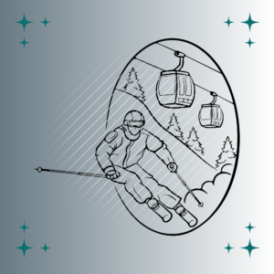 Skifahrer | Plotterdatei | SVG & PNG