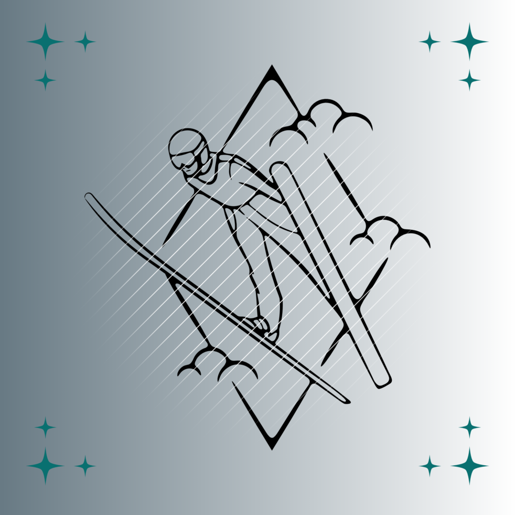 Skispringer | Plotterdatei | SVG & PNG
