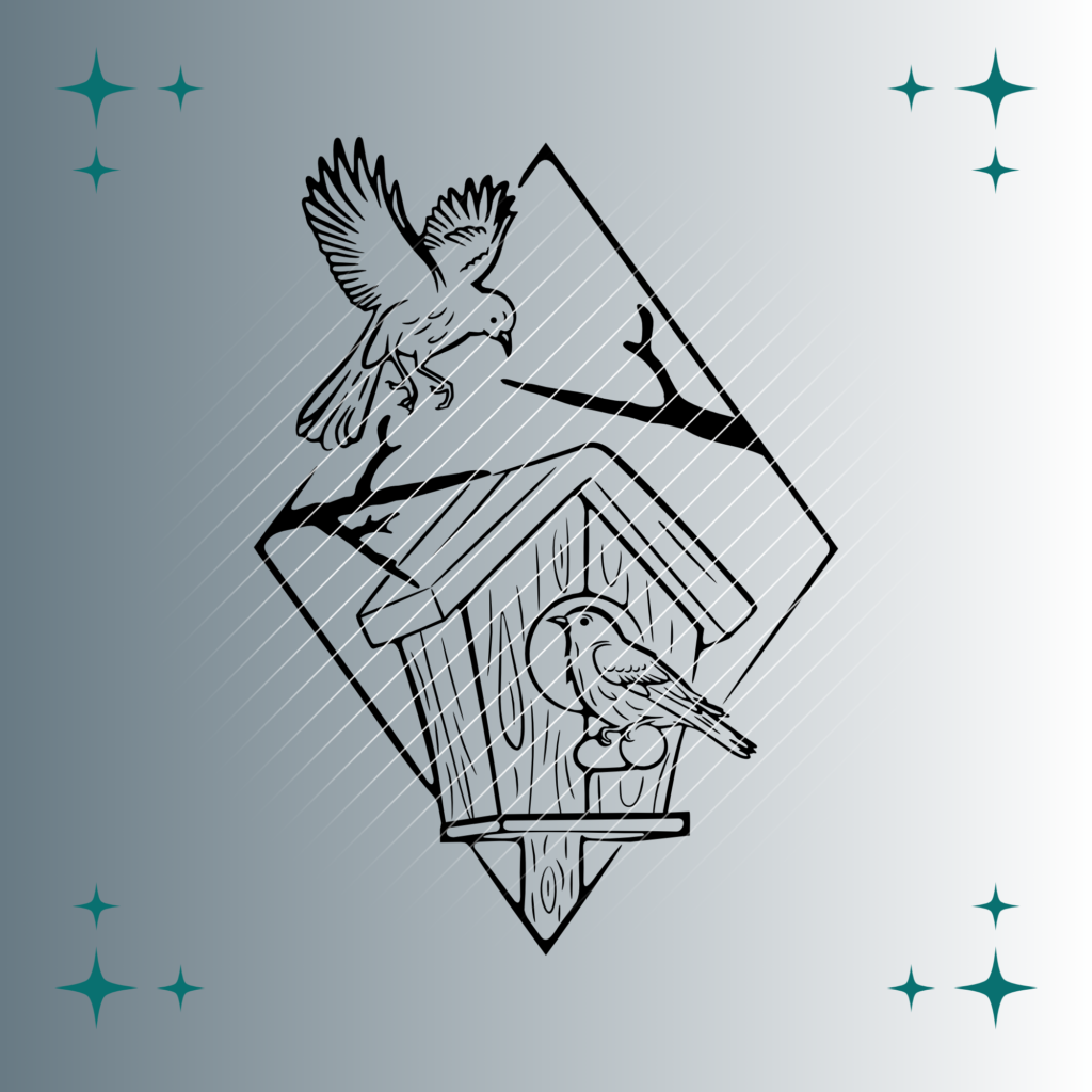 Vogelhaus | Plotterdatei | SVG & PNG
