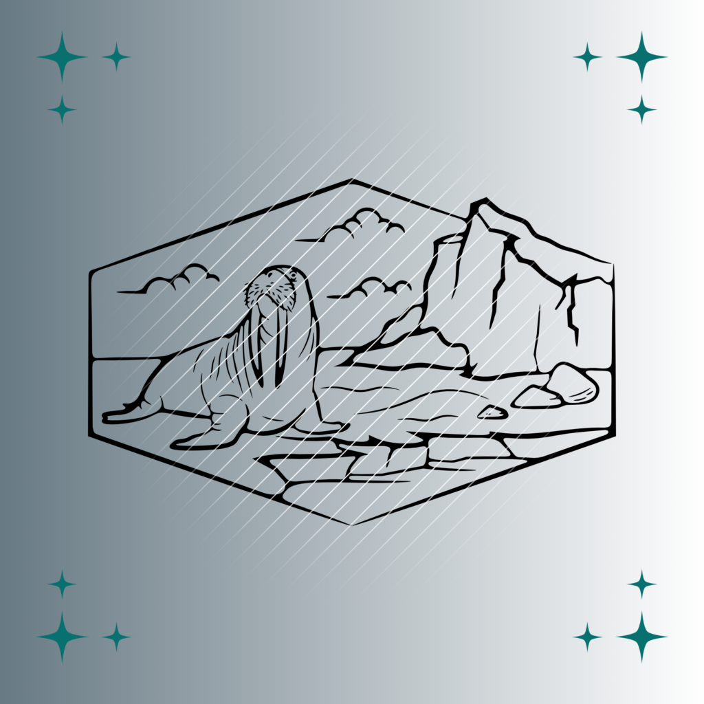 Walross | Plotterdatei | SVG & PNG