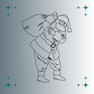 Weihnachtsmann #3 | Plotterdatei | SVG & PNG