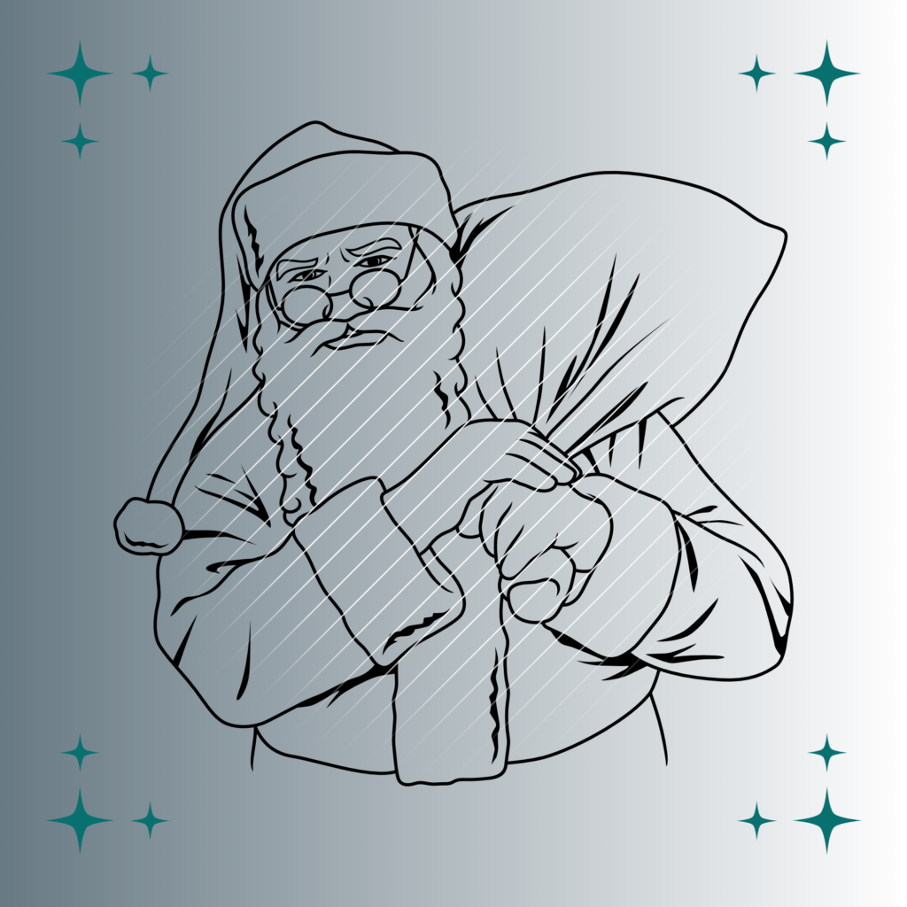 Weihnachtsmann #4 | Plotterdatei | SVG & PNG