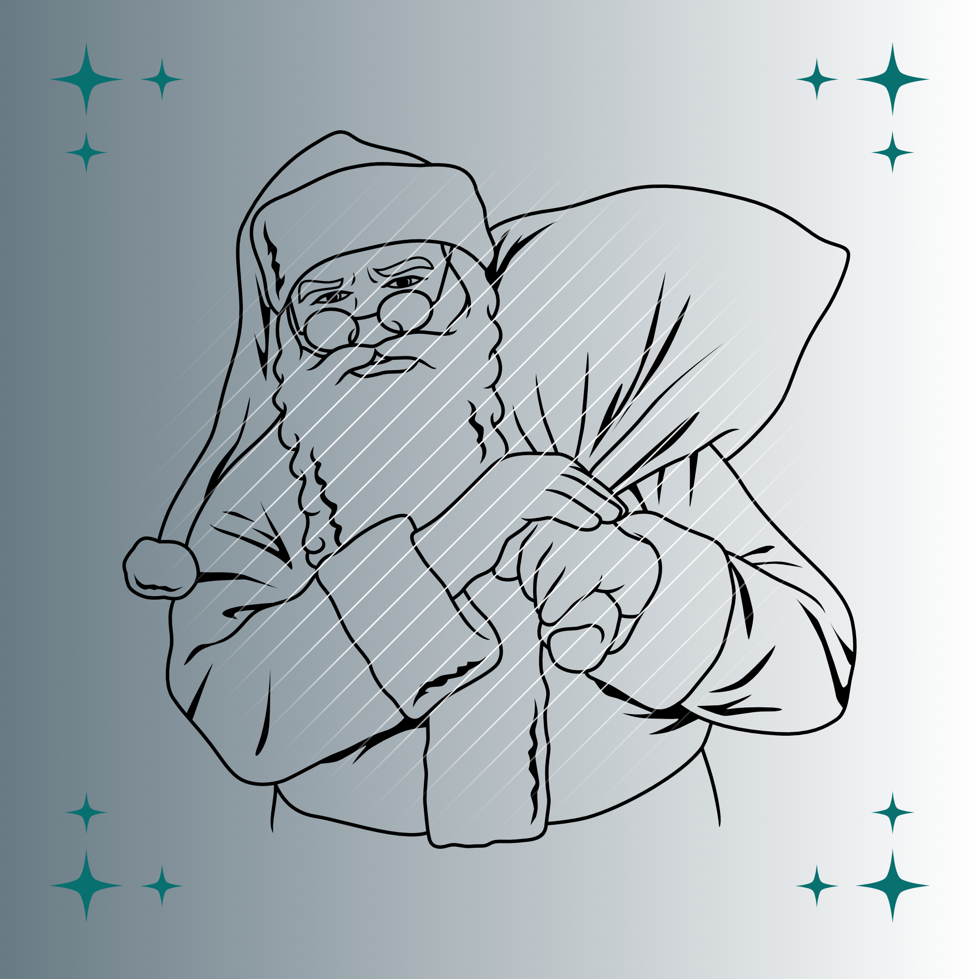Weihnachtsmann #4 Plotterdatei SVG PNG www.famafami.de Weihnachtsmann #4 | Plotterdatei | SVG & PNG
