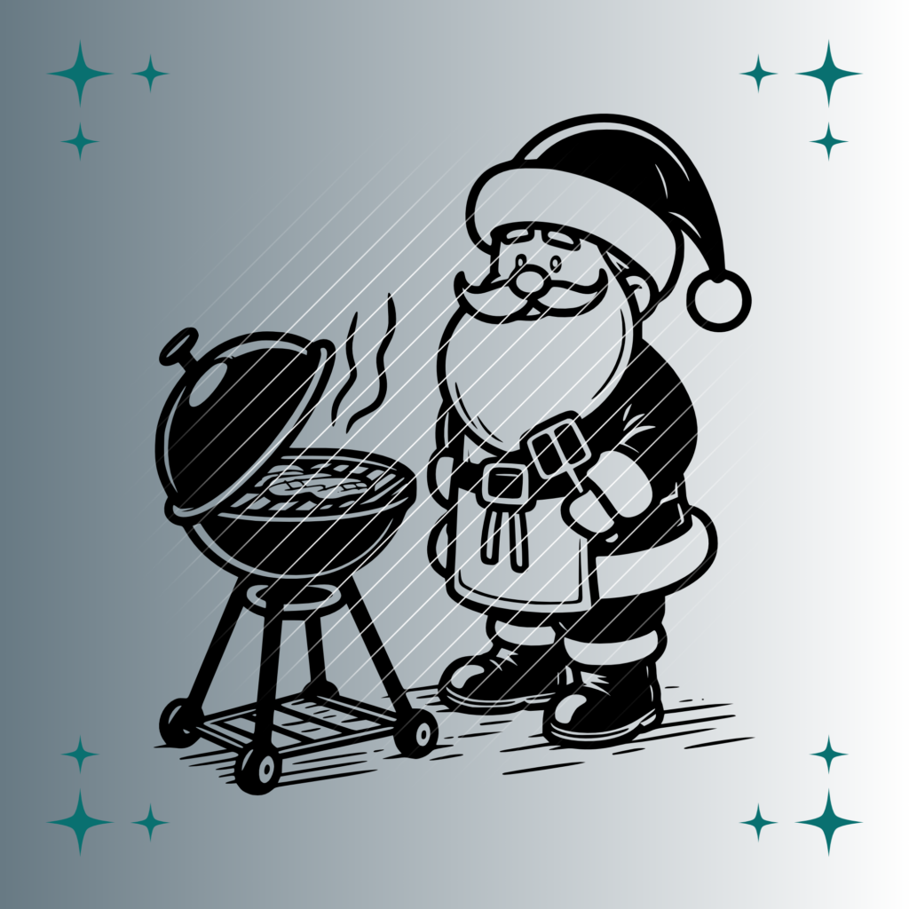 Weihnachtsmann Griller | Plotterdatei | SVG & PNG