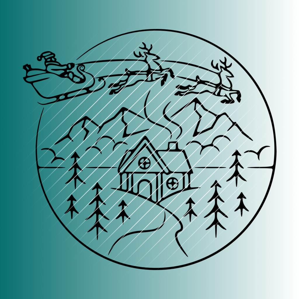 Weihnachtsmann | Plotterdatei | SVG & PNG