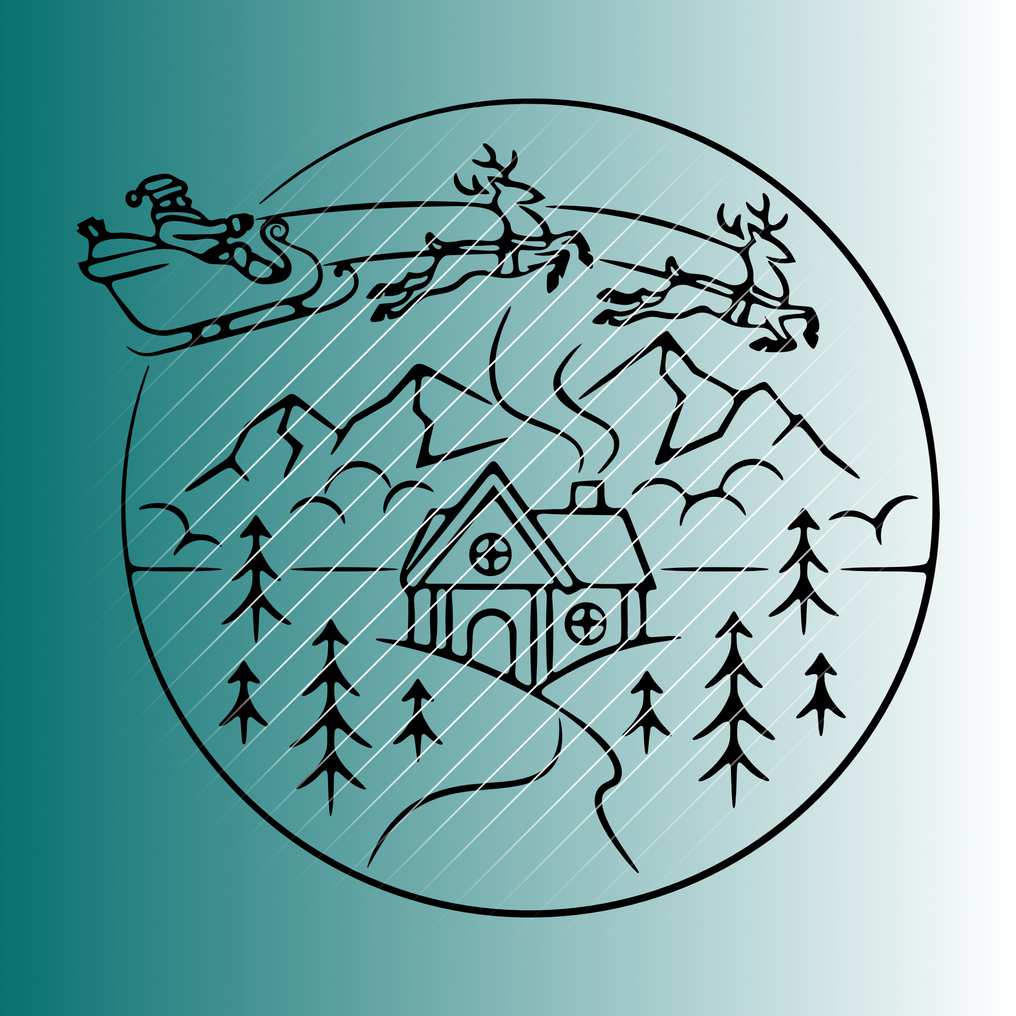 Weihnachtsmann | Plotterdatei | SVG & PNG