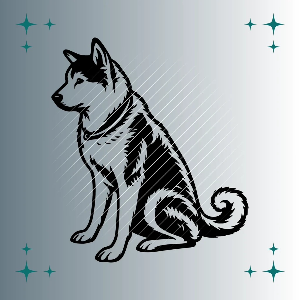 Akita Inu Hund | Plotterdatei | SVG & PNG
