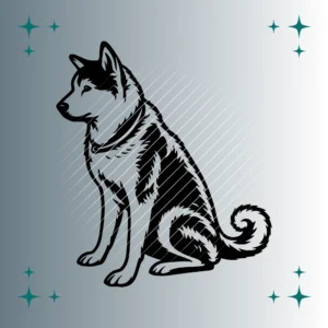 Akita Inu Hund | Plotterdatei | SVG & PNG