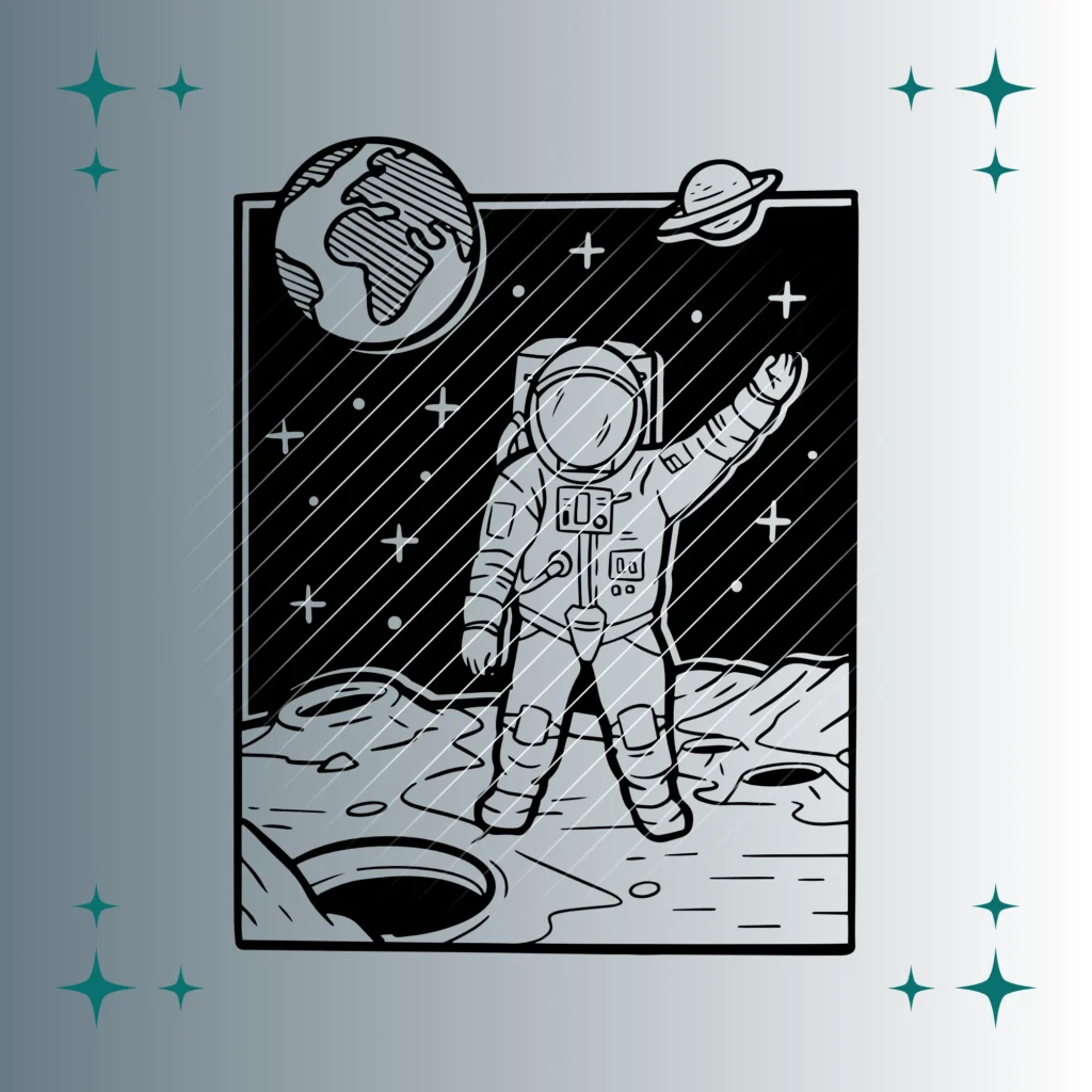 Astronaut #2 | Plotterdatei | SVG & PNG