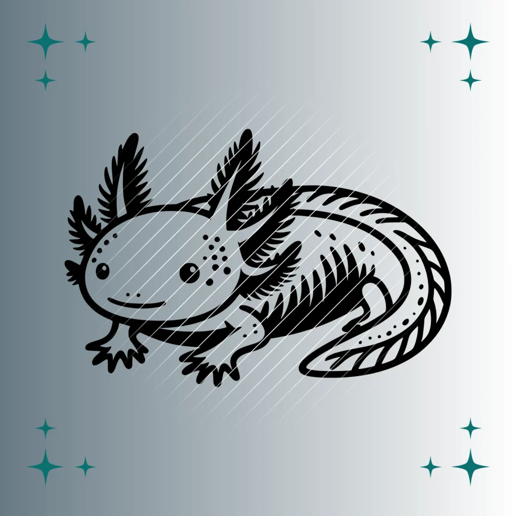 Axolotl | Plotterdatei SVG & PNG