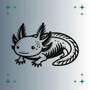 Axolotl | Plotterdatei SVG & PNG