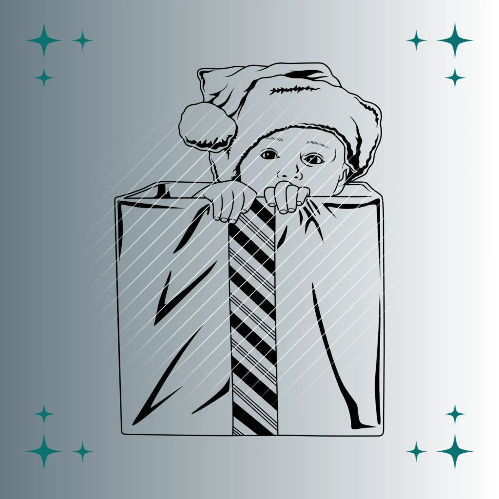 Baby Weihnachtsmütze | Plotterdatei | SVG & PNG