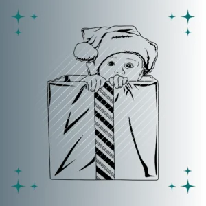 Baby Weihnachtsmütze | Plotterdatei | SVG & PNG