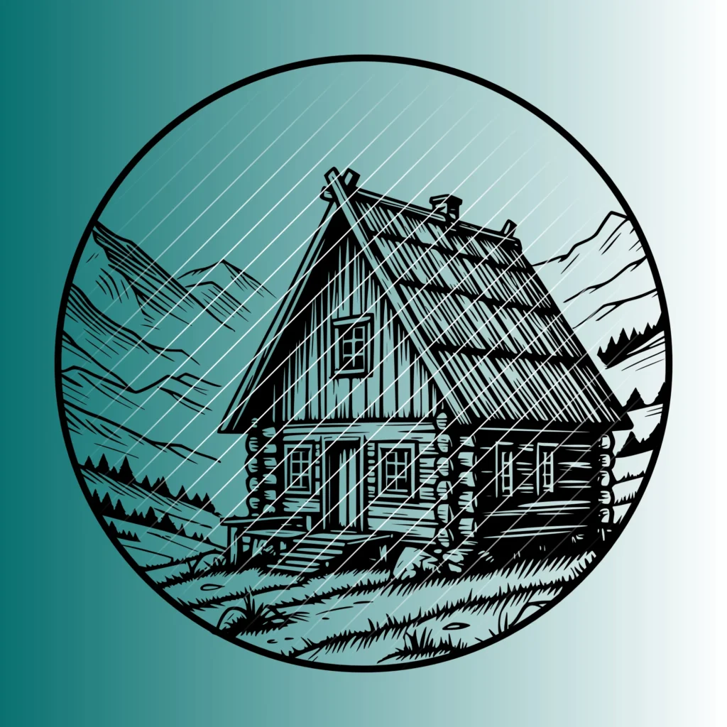Berghütte | Plotterdatei SVG & PNG