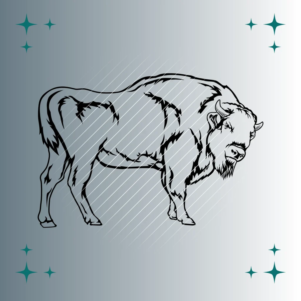 Bison | Plotterdatei | SVG & PNG