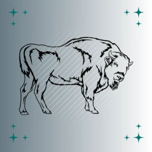 Bison | Plotterdatei | SVG & PNG