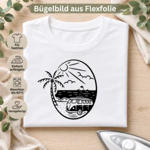 Bügelbild Camper