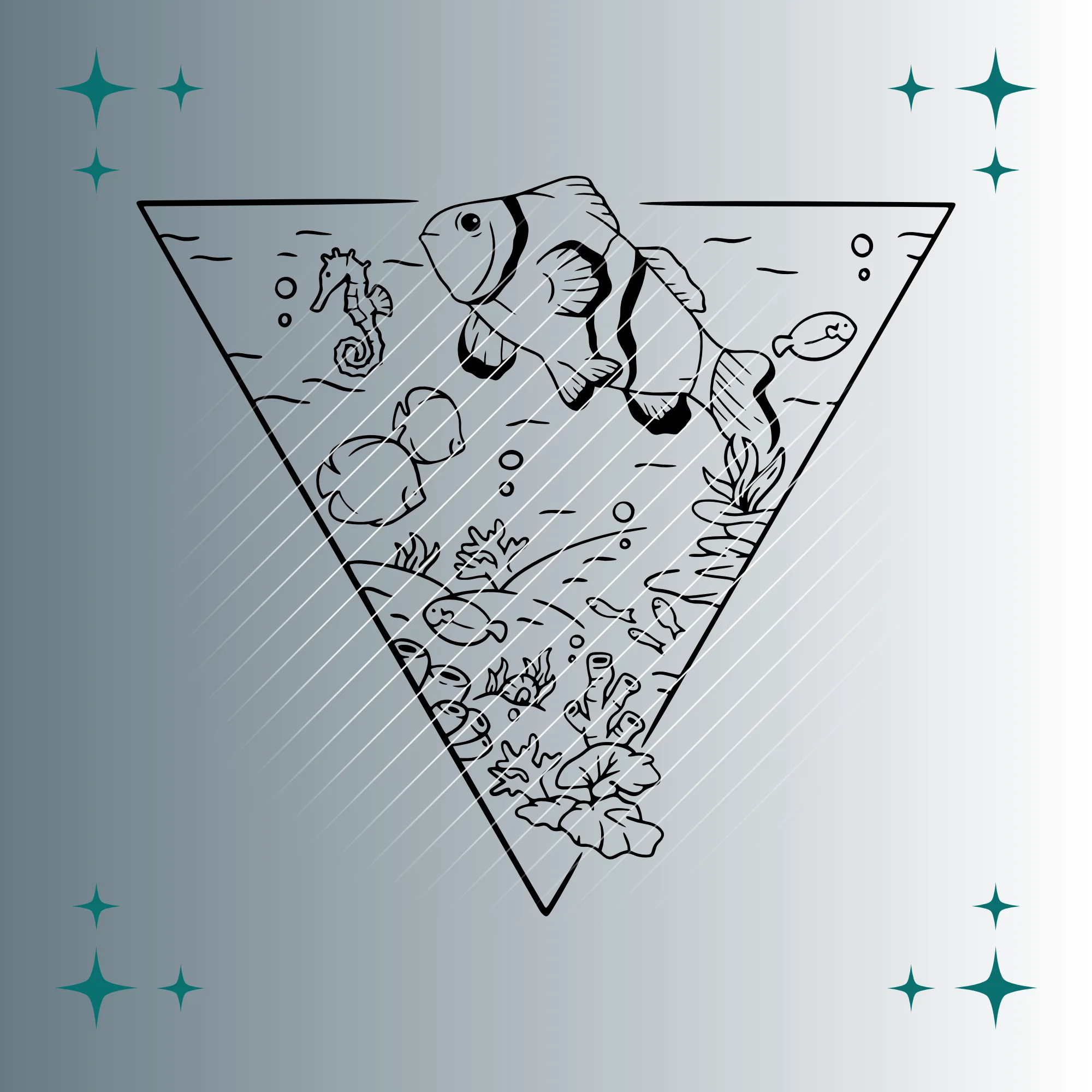 Clownfisch | Plotterdatei | SVG & PNG