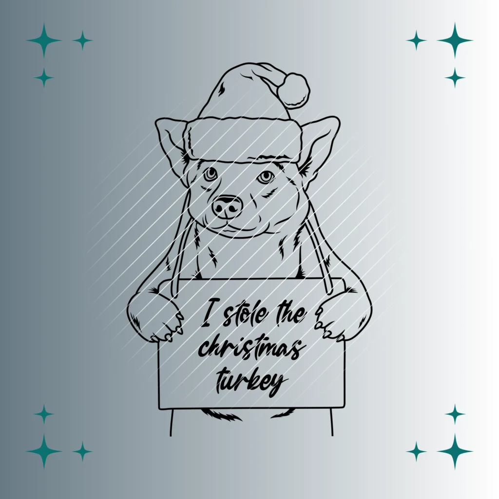 Corgi Weihnachtsmütze | Plotterdatei | SVG & PNG