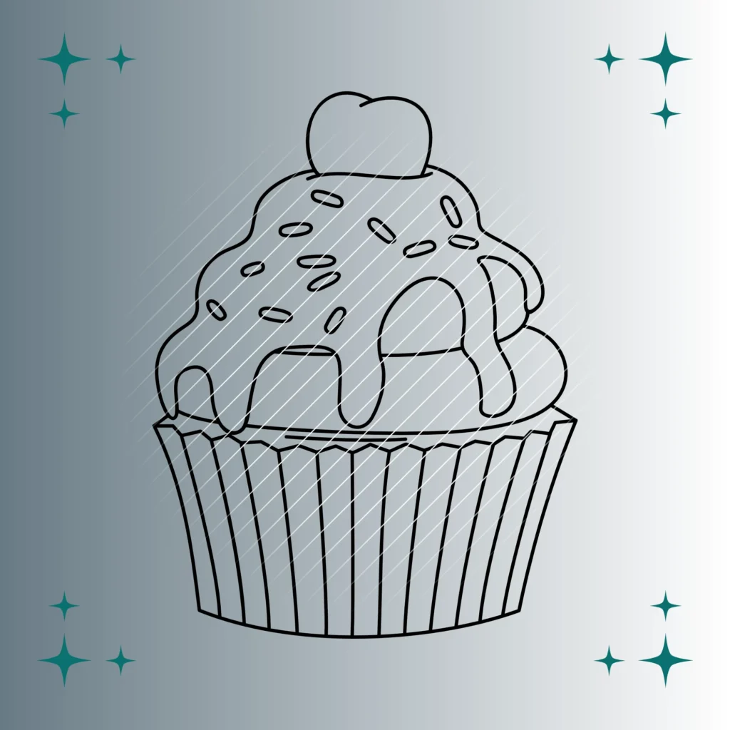 Cupcake #5 | Plotterdatei | SVG & PNG