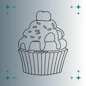 Cupcake #5 | Plotterdatei | SVG & PNG