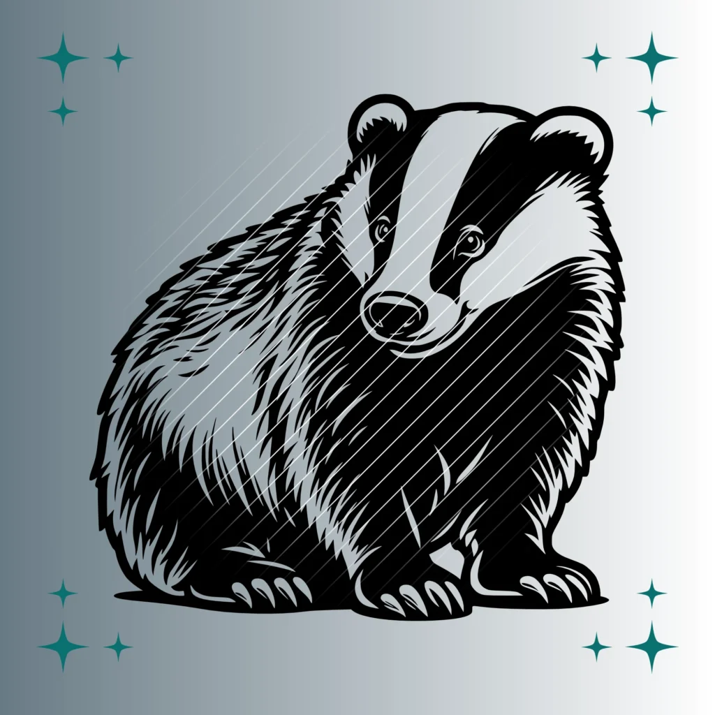 Dachs #4 | Plotterdatei | SVG & PNG