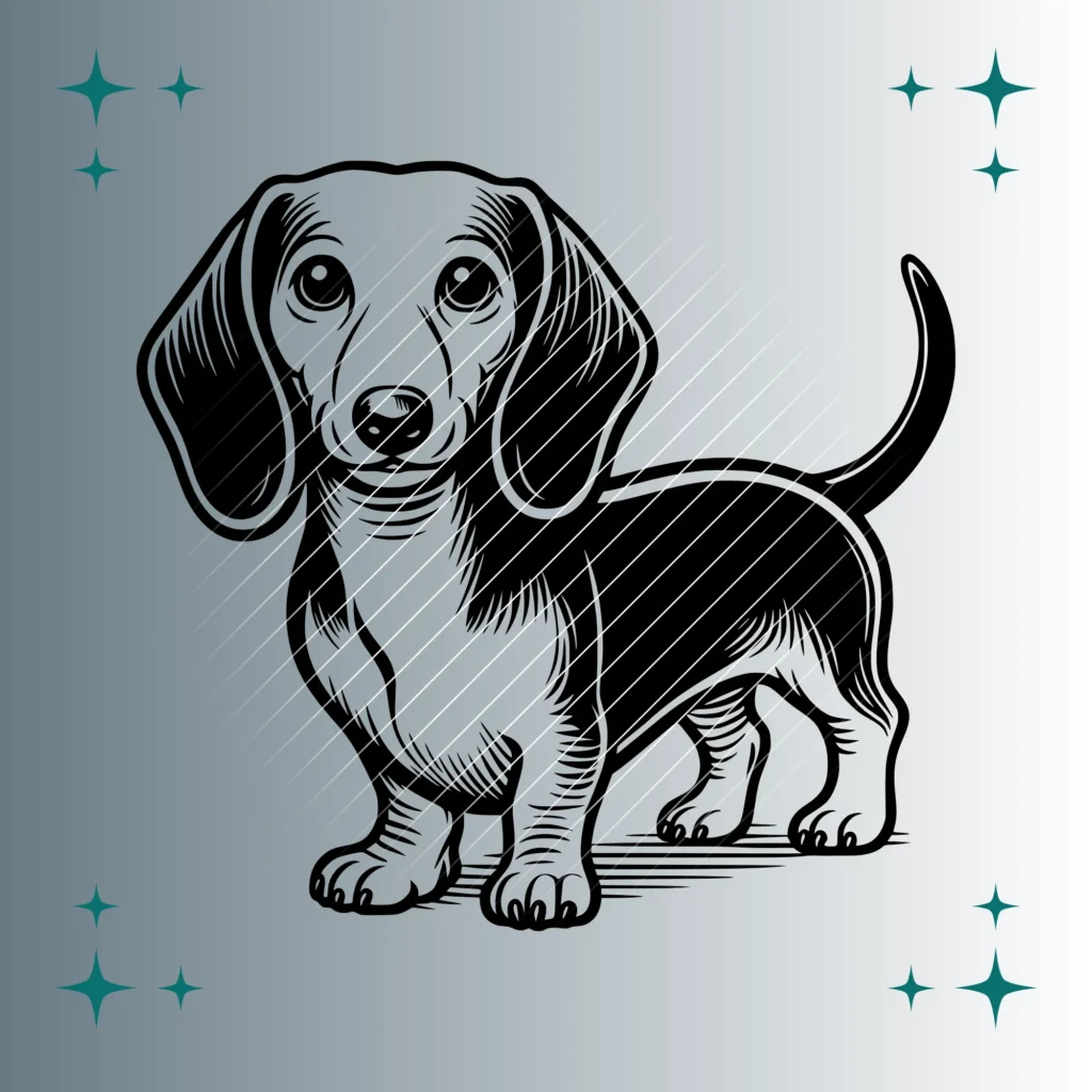 Dackel | Plotterdatei | SVG & PNG