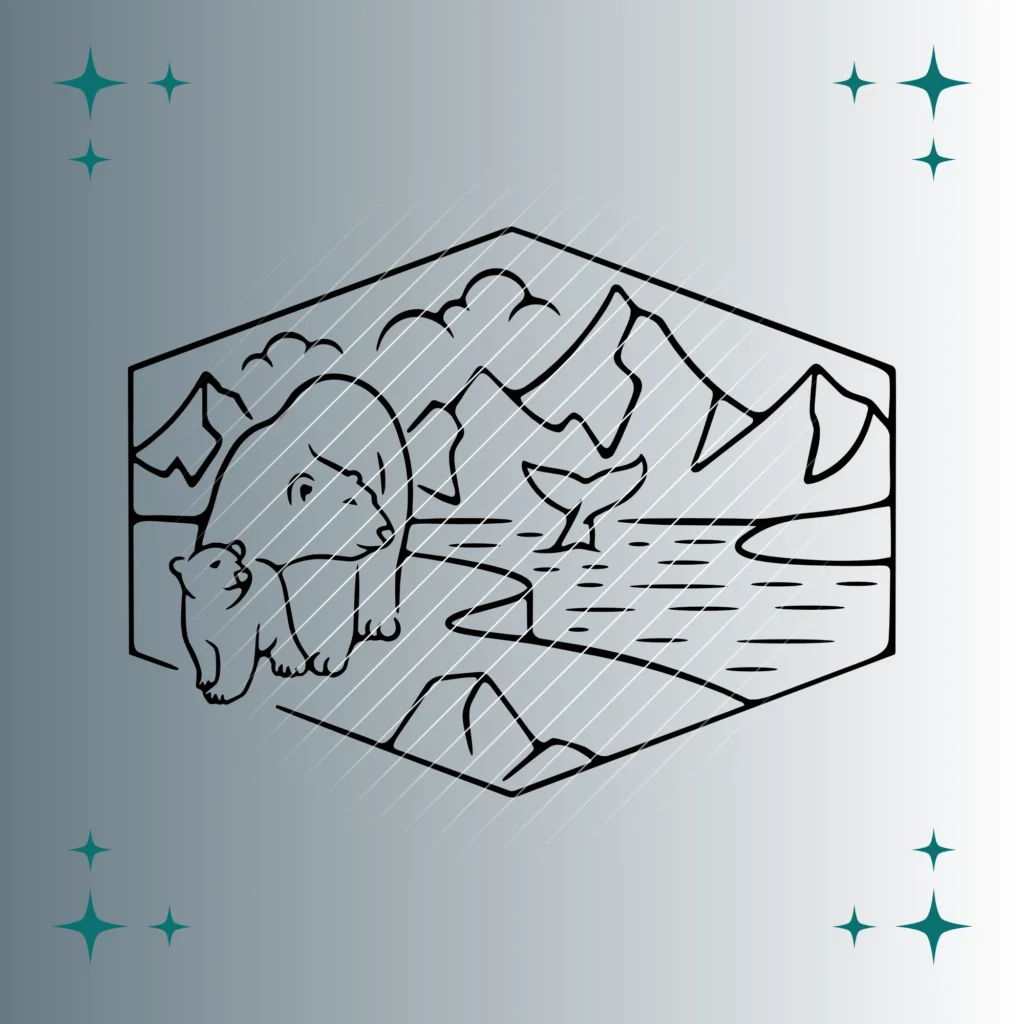 Eisbären | Plotterdatei | SVG & PNG