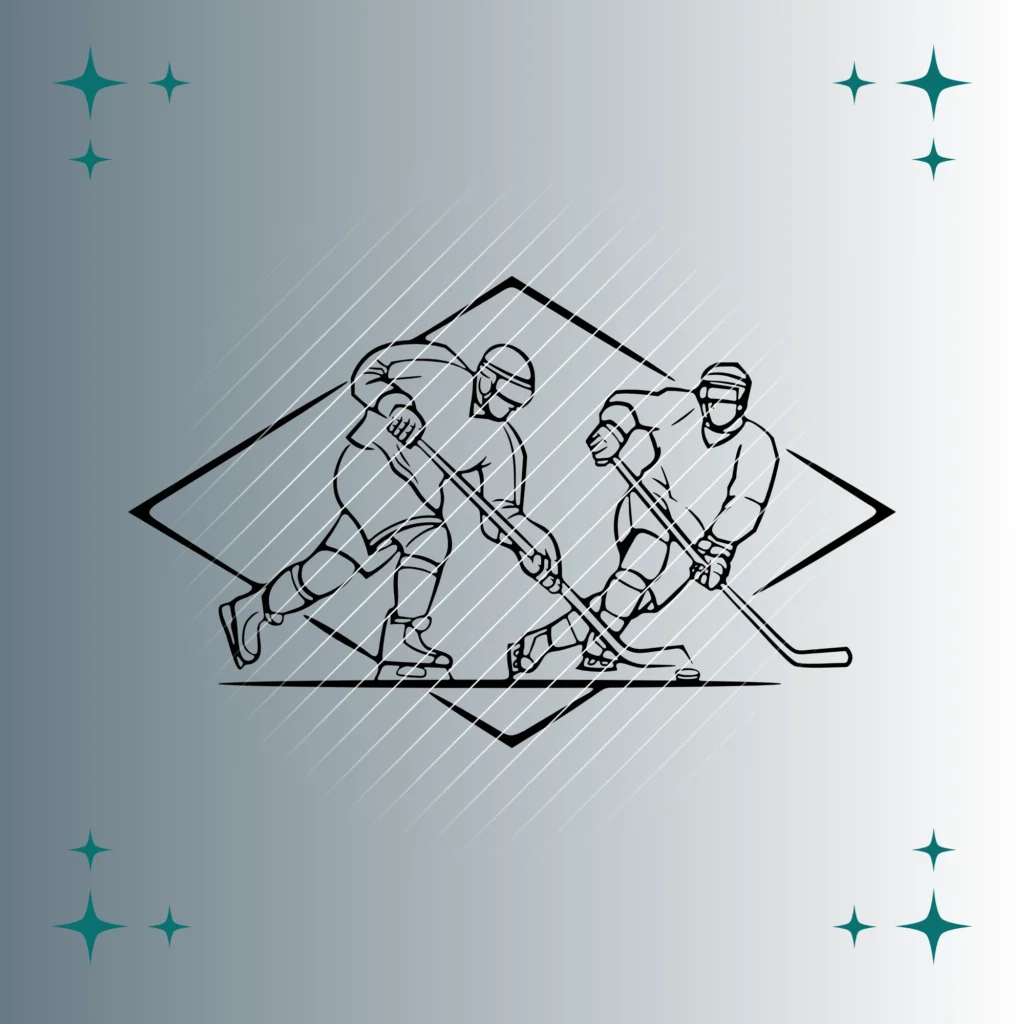Eishockeyspieler | Plotterdatei | SVG & PNG