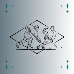 Eishockeyspieler | Plotterdatei | SVG & PNG