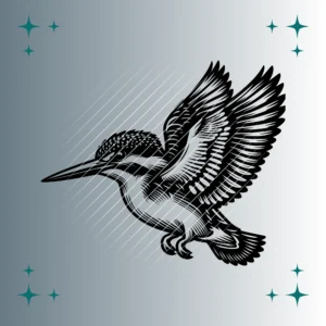 Eisvogel | Plotterdatei | SVG & PNG