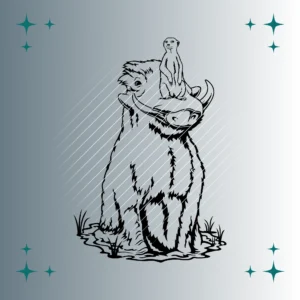 Erdmännchen & Warzenschwein | Plotterdatei | SVG & PNG
