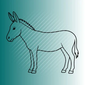 Esel | Plotterdatei SVG & PNG
