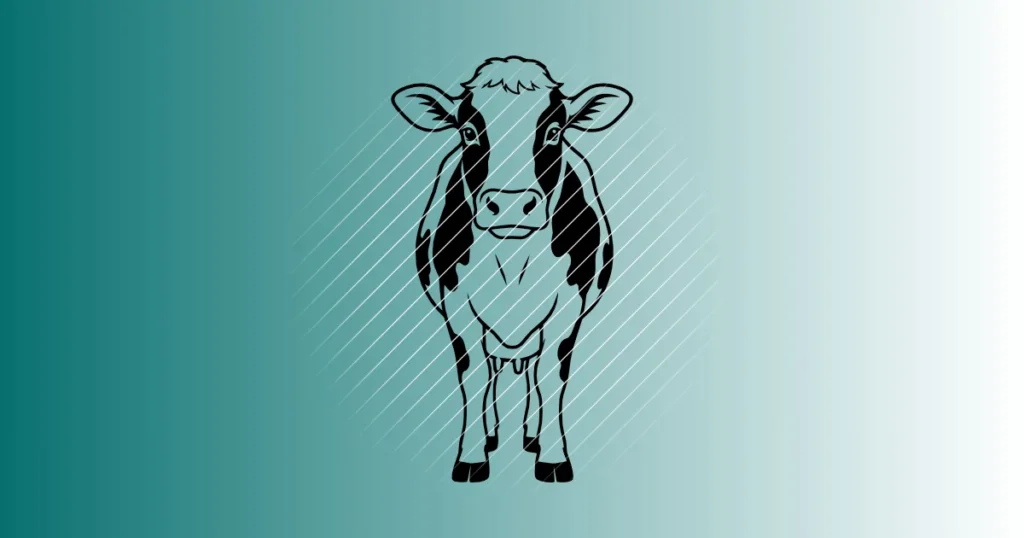 Fleckvieh Kuh #2 | Plotterdatei | SVG & PNG