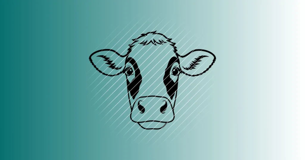 Fleckvieh Kuh #3 | Plotterdatei | SVG & PNG