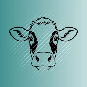 Fleckvieh Kuh #3 | Plotterdatei | SVG & PNG