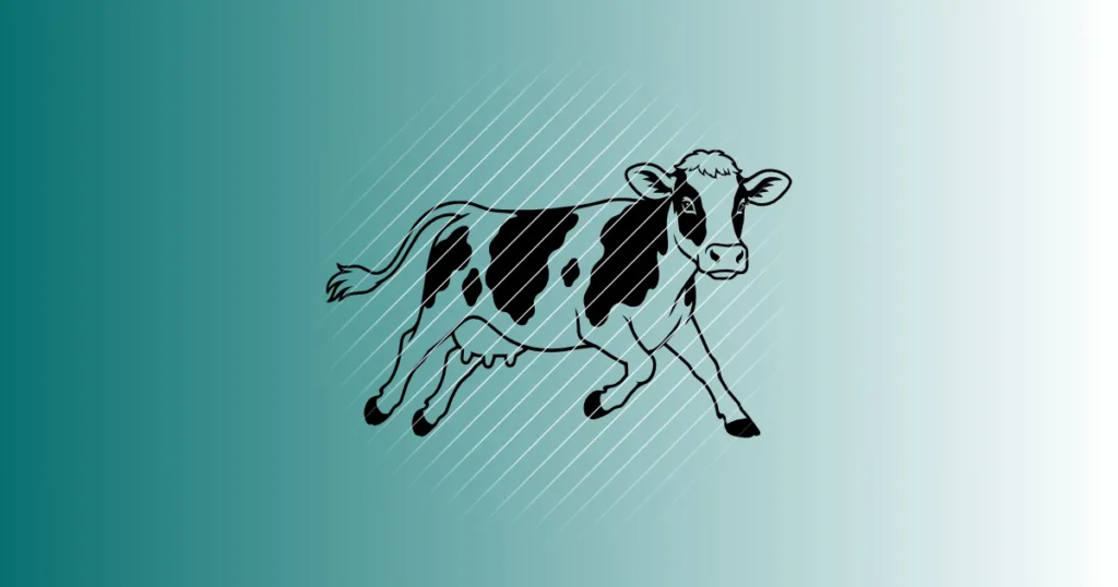 Fleckvieh Kuh #4 | Plotterdatei | SVG & PNG