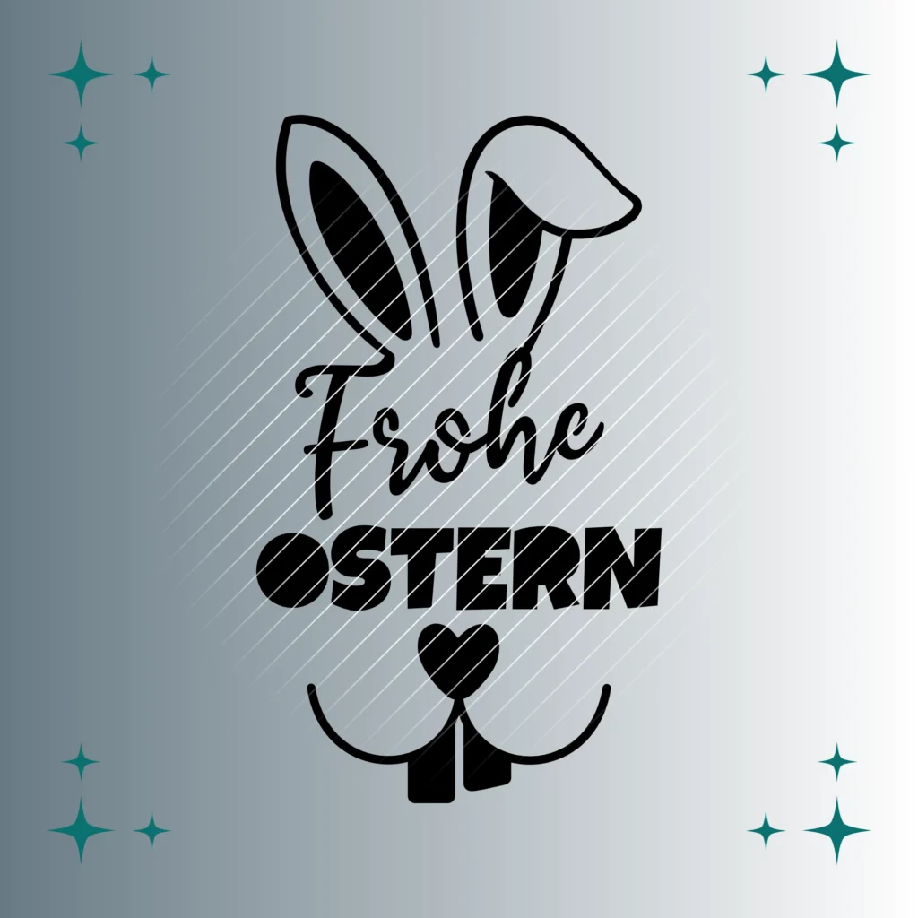Frohe Ostern | Plotterdatei SVG & PNG