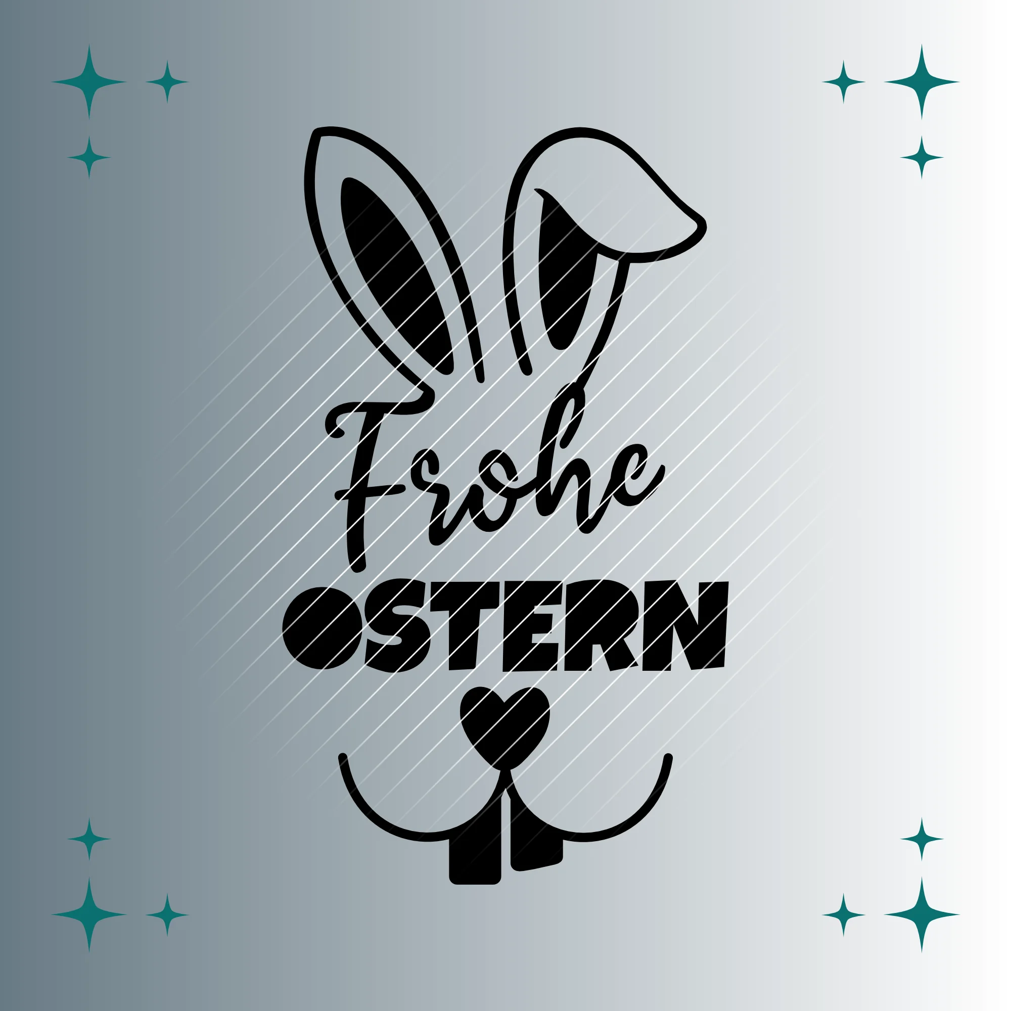 Frohe Ostern | Plotterdatei SVG & PNG