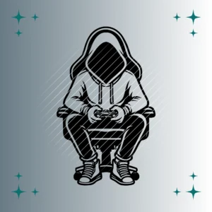 Gamer | Plotterdatei | SVG & PNG