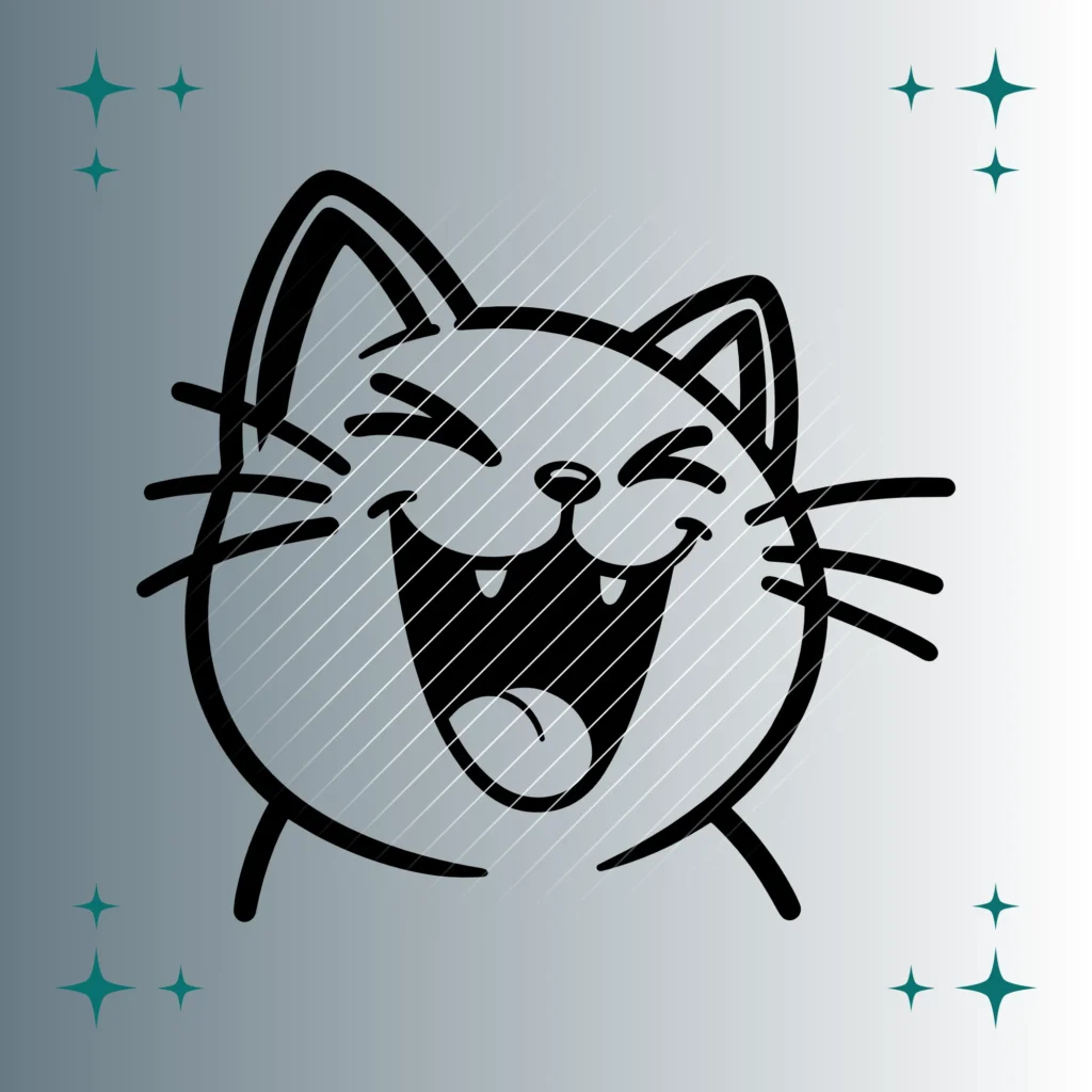 Grinsekatze #2 | Plotterdatei | SVG & PNG