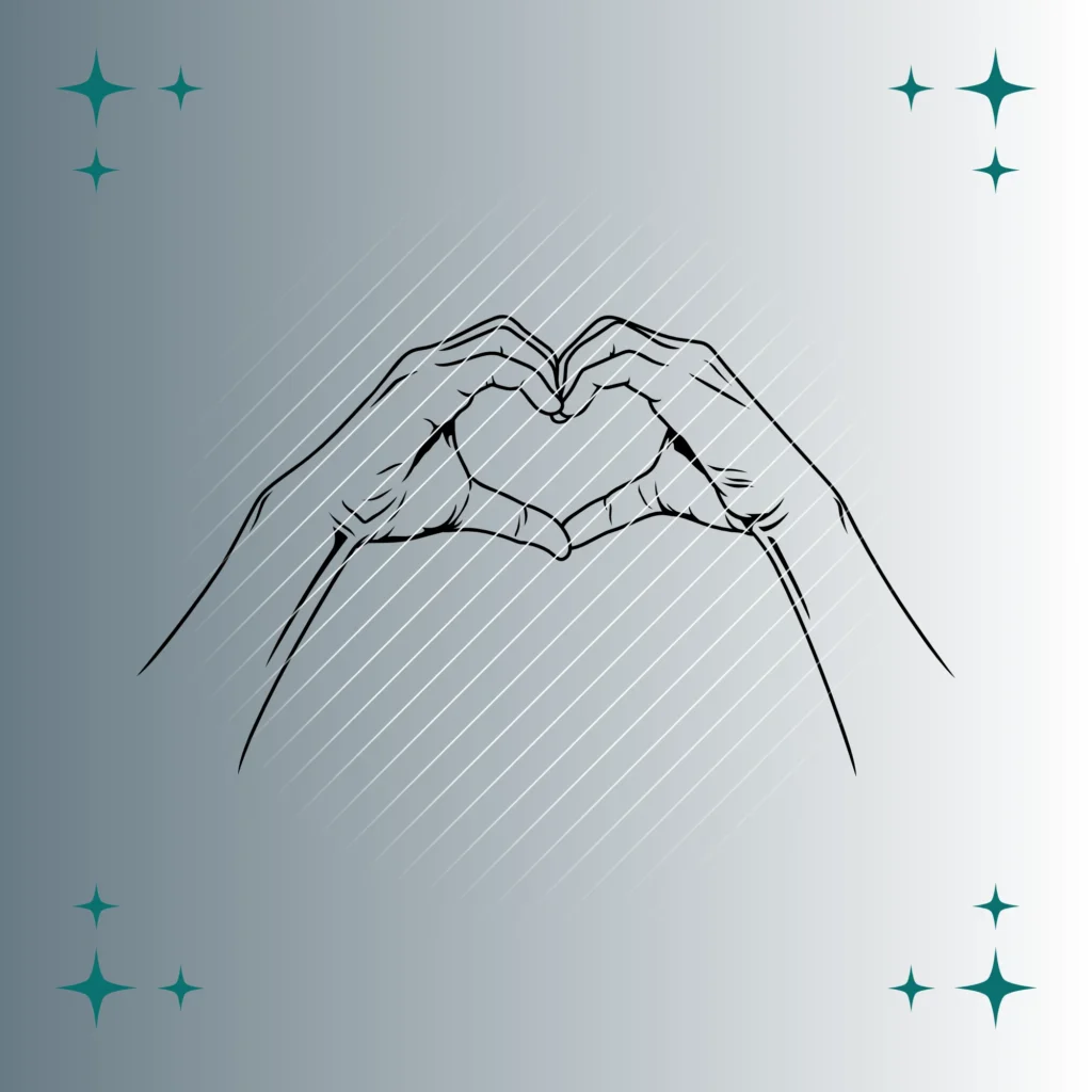 Hand Herz | Plotterdatei | SVG & PNG