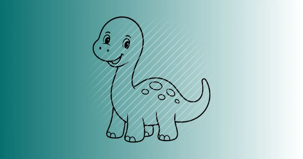 Happy Brachiosaurus | Plotterdatei | SVG & PNG