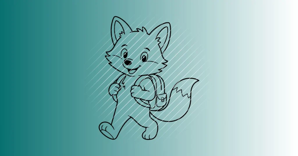 Happy Fuchs Schulranzen | Plotterdatei | SVG & PNG